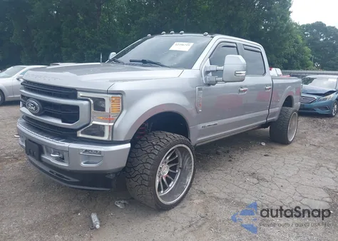 2021 Ford F-250 Platinum z USA, uszkodzony, nr VIN 1FT7W2BT5MED66089